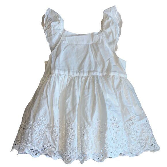 Gap Baby Girl 4 Piece Lot 3-6, 6-12, 12-18 Months Eyelet Dress, Tees, Sweater.‎ - Picture 4 of 16